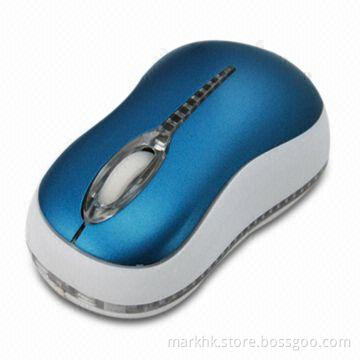 800DPI High Resolution 3D Optical Mouse with 135cm Cable Length and High-precision Optical Sensor